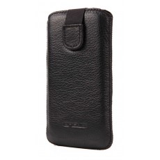 Case Protect Ancus for Apple iPhone SE 5 5S 5C Nokia 105 TA-1174 and Huawei Y360 Leather Black