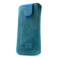 Case Protect Ancus for Apple iPhone SE 5 5S 5C Nokia 105 TA-1174 and Huawei Y360 Leather Blue
