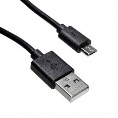 Data Cable Ancus HiConnect USB to Micro-USB 2.4A Black 1m