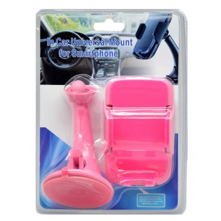 Universal Car Mount Ancus Pink for Smartphones 4'' to 5.7''