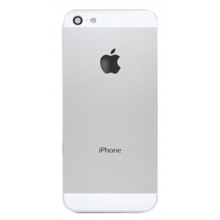 Battery Cover for Apple iPhone 5 White with Camera Lens, SIM Tray and External Keys OEM Type A