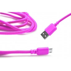 Data Cord Cable Ancus USB to Micro USB Pink