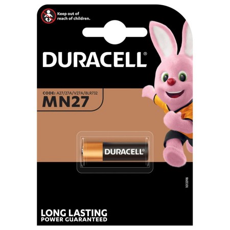 Battery Αlkaline Security Duracell 12V size A27/27A/CA22/EL812/EL812/G27A/GP27A/L828/MN27 Pcs. 1
