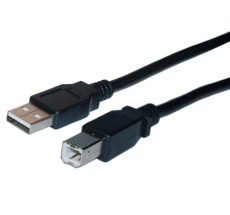 USB Data Jasper Cable A Male to USB-B Male 3m Black