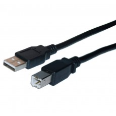 USB Data Jasper Cable A Male to USB-B Male 5m Black