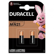 Alkaline Battery Duracell MN21 size A23/V23GA/LRV08/8LR932 12V Psc. 2