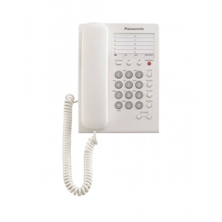 Hotel-Τype Telephone Device Panasonic KX-TS550GRB White with Emergency Button