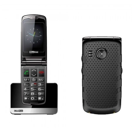 Maxcom MM822BB 2.2" with Large Buttons, Torch, Camera and Emergency Button Black