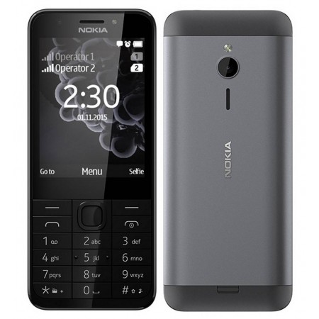 Nokia 230 Dual Sim 2.4" Dark Silver GR