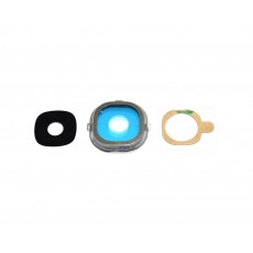 Camera Ring Cover with Lens Samsung i9505 Galaxy S4 Black OEM Type A