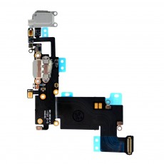 Plugin Connector Apple iPhone 6S Plus with Microphone and Jack Connector Black Type A+