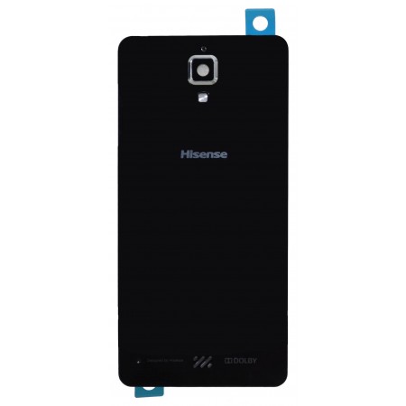 Back Cover Hisense C20 with Tape, Camera Lens and Cover Black Original 1019769 Swap
