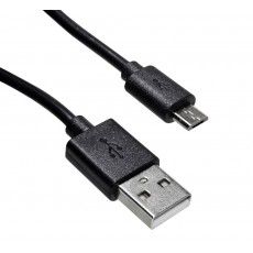 Data Cable Jasper USB AM to Micro USB B Black 0.7m Bulk