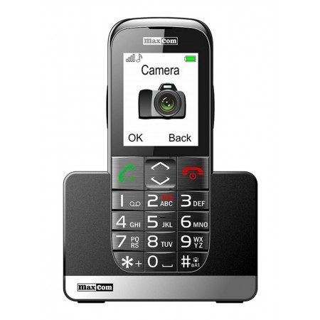 Maxcom MM720BB 2.2" with Large Buttons, Bluetooth, Radio, Torch, Camera and Emergency Button Black