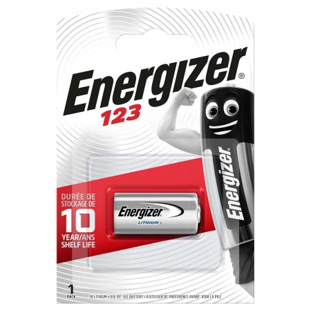 Battery Lithium Energizer CR123 3V Pcs. 1