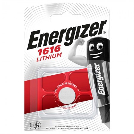 Buttoncell Energizer Lithium CR1616 3V Pcs. 1