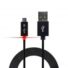Smart Led Sync & Charge Cable Ancus USB to Micro USB with Enhanced Plug-inn Black 1.2m
