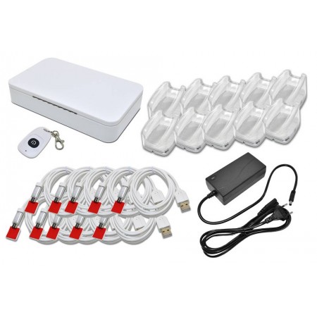 Mobile - Tablet Security Alarm 10 Ports ME1010 Table Mounting Micro-USB