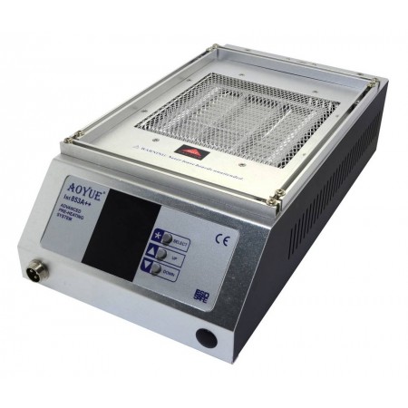 Preheater Aoyue Int853A++ 500W with Display and Temperature Setting 80° - 380° (19 cm x 15.5 cm x 26.5 cm)