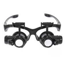 Magnifying Headlamp 9892GJ 10x, 15x, 20x, 25x with Led in Eyeglass Frame