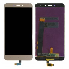 LCD & Digitizer Xiaomi Redmi Note 4 (Mediatek) Gold (Dimension:148mm) OEM