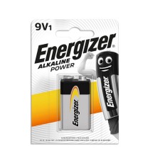 Battery Power Alkaline Energizer 6LR61 size 9V Psc. 1