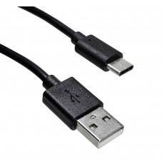 Data Cable Jasper USB-C 2.1A Black 1.5m