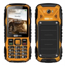 Maxcom MM920 2.8" Water-dust proof IP67 with Torch, FM Radio (Works without Handsfre) and Camera Orange - Black