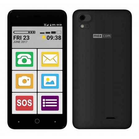 Maxcom MS514 FS (Dual Sim) LTE 5", Android 6.0, 1280*720 HD IPS Quad Core 1.25 GHz 1GB/8GB Black