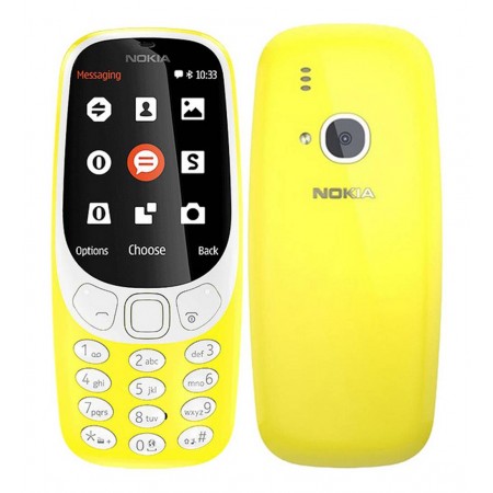 Nokia 3310 (2017) Dual Sim 2.4" Yellow GR