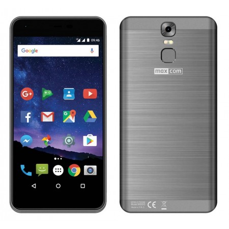 Maxcom MS553 (Dual Sim) LTE 5.5" Android 7.0 1280*720 QHD IPS Quad Core 1.45 GHz 2GB/16GB Black