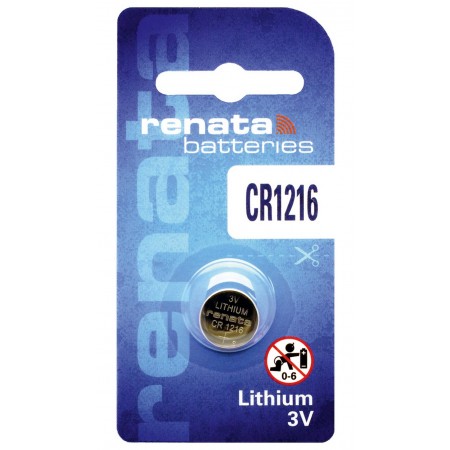 Buttoncell Lithium Electronics Renata CR1216 Pcs. 1