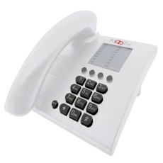 Telephone Noozy Phinea N28 White with Ergonomic Design