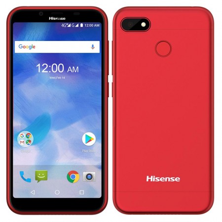 Hisense F17 Pro 4G LTE (Dual SIM) 5.5" HD+ 18:9 Android 7.1 1440*720 IPS Quad-Core 1.5 GHz 2GB/16GB Red