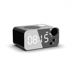 Wireless Portable Speaker Musky DY39 with Alarm Clock, FM Radio, Speakerphone and USB, AUX, Memory Card Slot