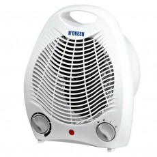 Fan Heater N'OVEEN FH-03 2000W. Option for Cold Air Flow.  White