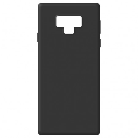 Case Silicone Soft Feeling with Inside Textile Lining for Samsung SM-N960F Galaxy Note 9 Black