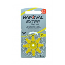 Hearing Aid Batteries Rayovac 10 Extra Advanced 1.45V Pcs. 8