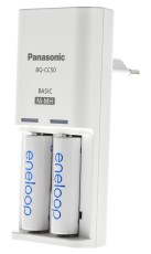 Battery Charger Panasonic Eneloop BQ-CC50E for AA with 2 AA batteries 1900mAh included