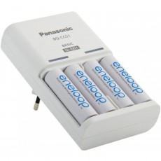 Battery Charger Panasonic Eneloop BQ-CC51E for AA with 4 AA Batteries 1900mAh