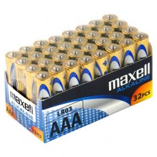 Battery Alkaline Maxell LR03 size AA 1.5 V Psc. 32