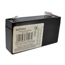 Battery for UPS Vipow LP1.3-6 (6V 1.3 Ah) 0.29 kg 96mm x 24mm x 51mm