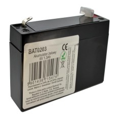 Battery for UPS Vipow LP1.3-6 (6V 1.3 Ah) 0.29 kg 96mm x 24mm x 51mm