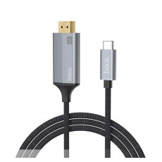 Data Cable Hoco UA13 USB-C to HDMI Full HD 1.8m Grey