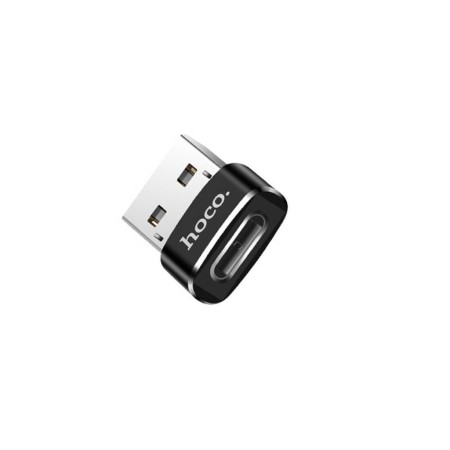 Adaptor Hoco UA6 USB to USB-C Black