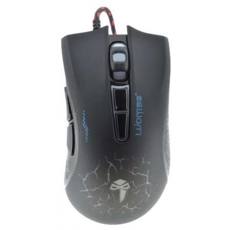 Wired Gaming Mouse Keywin Mechanical Luom G30 wirh 7 Buttons and 2500 DPI Black