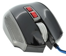 Wired Gaming Mouse Lanhear 9D Mechanical with 9 Buttons, 4000 DPI, DPI Adjustment and LED Black