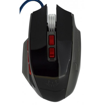 Wired Gaming Mouse Lanhear 9D Mechanical with 9 Buttons, 4000 DPI, DPI Adjustment and LED Black