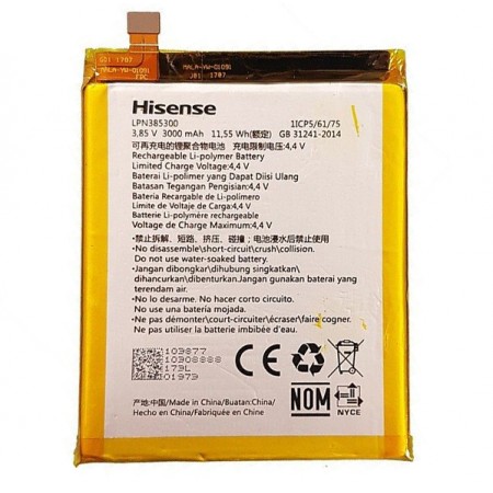 Battery Hisense LPN385300 for F23 3000mAh 3.85V Original Bulk
