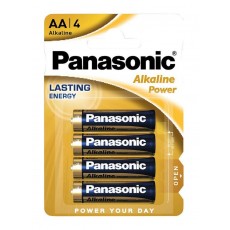 Battery Panasonic Panasonic Alcaline Power LR6APB/4BP size AA 1.5 V Psc. 4
